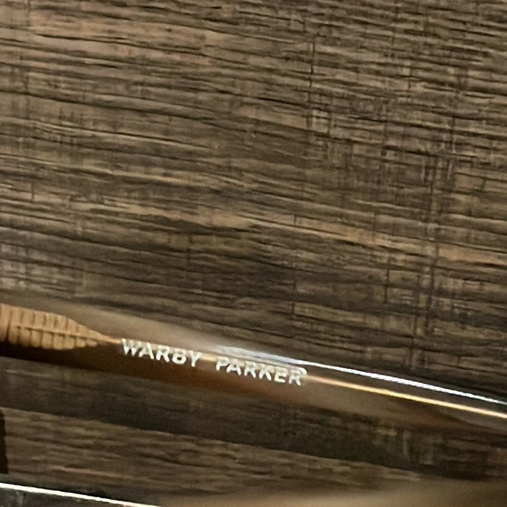 Warby Parker Barkley 938 53-18-142 Antique Shale Fade Brown to Tan EUC